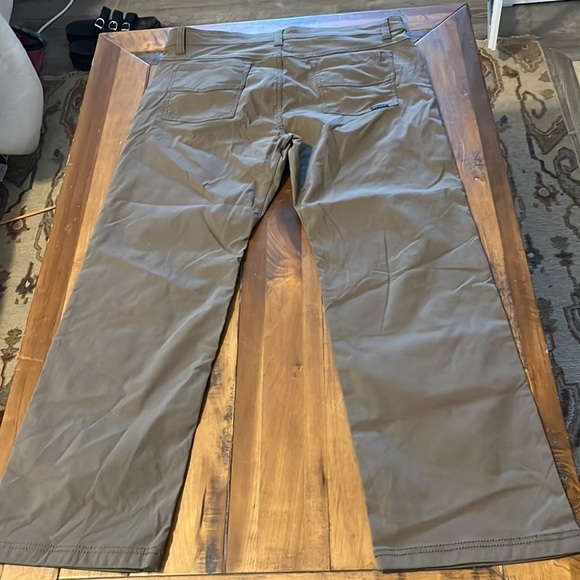 PRANA mens pants, brown, slim fit 36WX30L - Picture 2 of 5